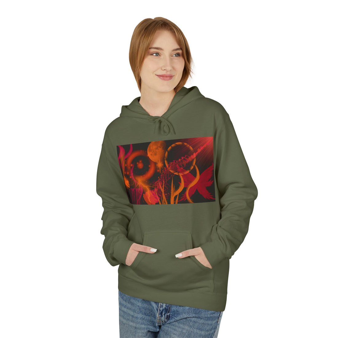 Joy Frequency Unisex Midweight Softstyle Fleece Hoodie