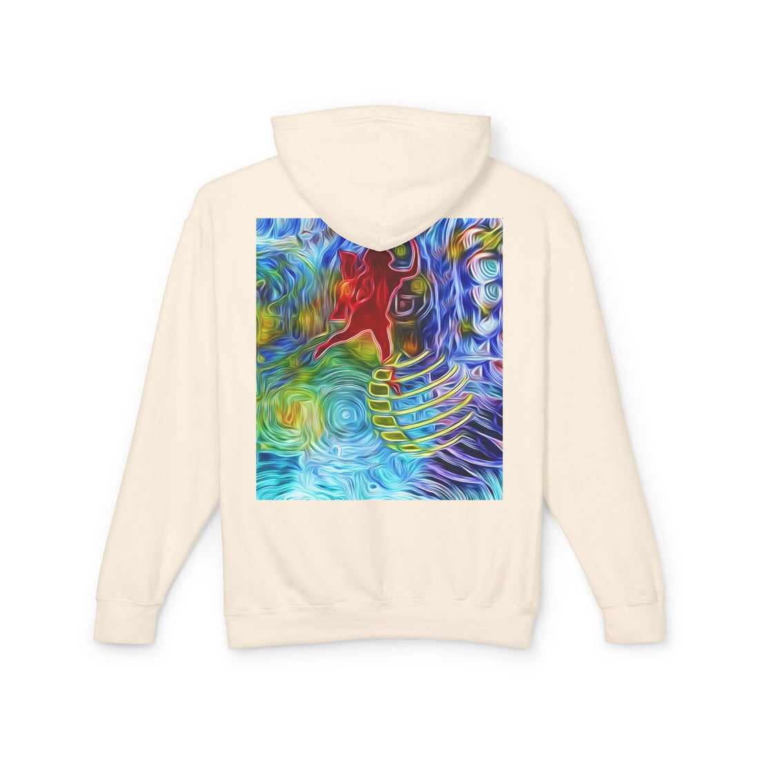 Abundance Frequency Unisex Lightweight Hooded Sweatshirt
