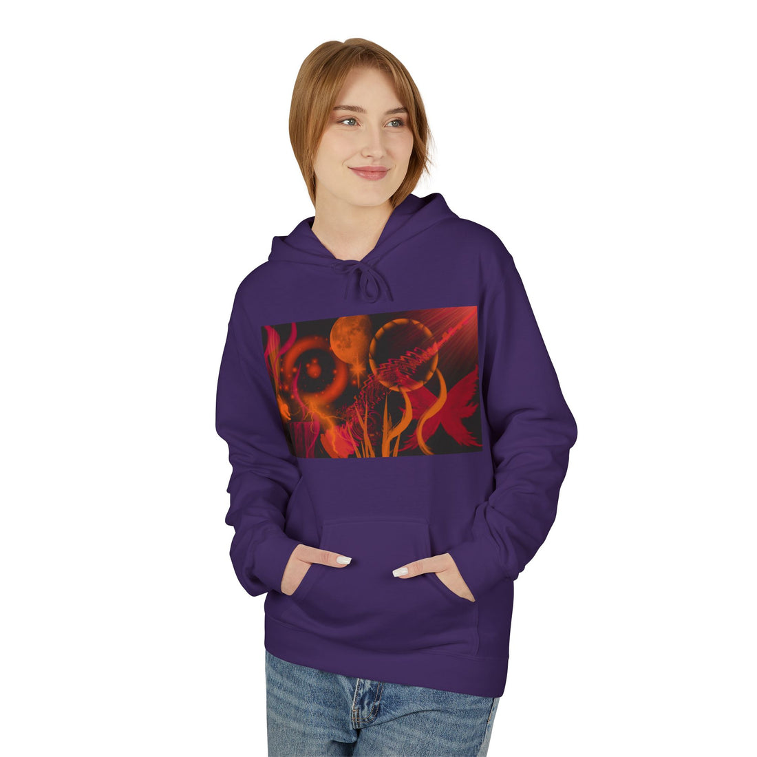 Joy Frequency Unisex Midweight Softstyle Fleece Hoodie