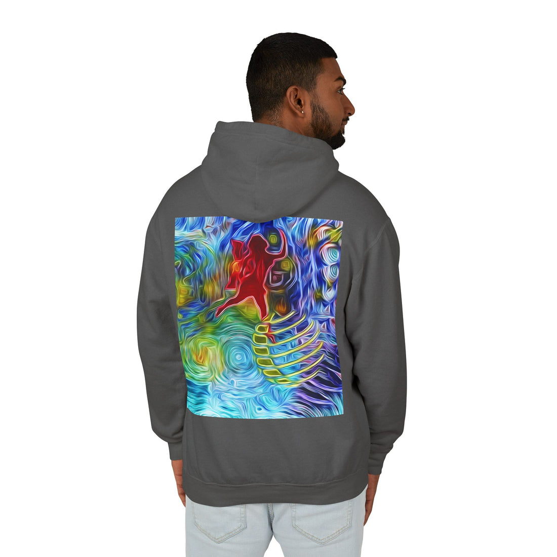 Abundance Frequency Unisex Lightweight Hooded Sweatshirt