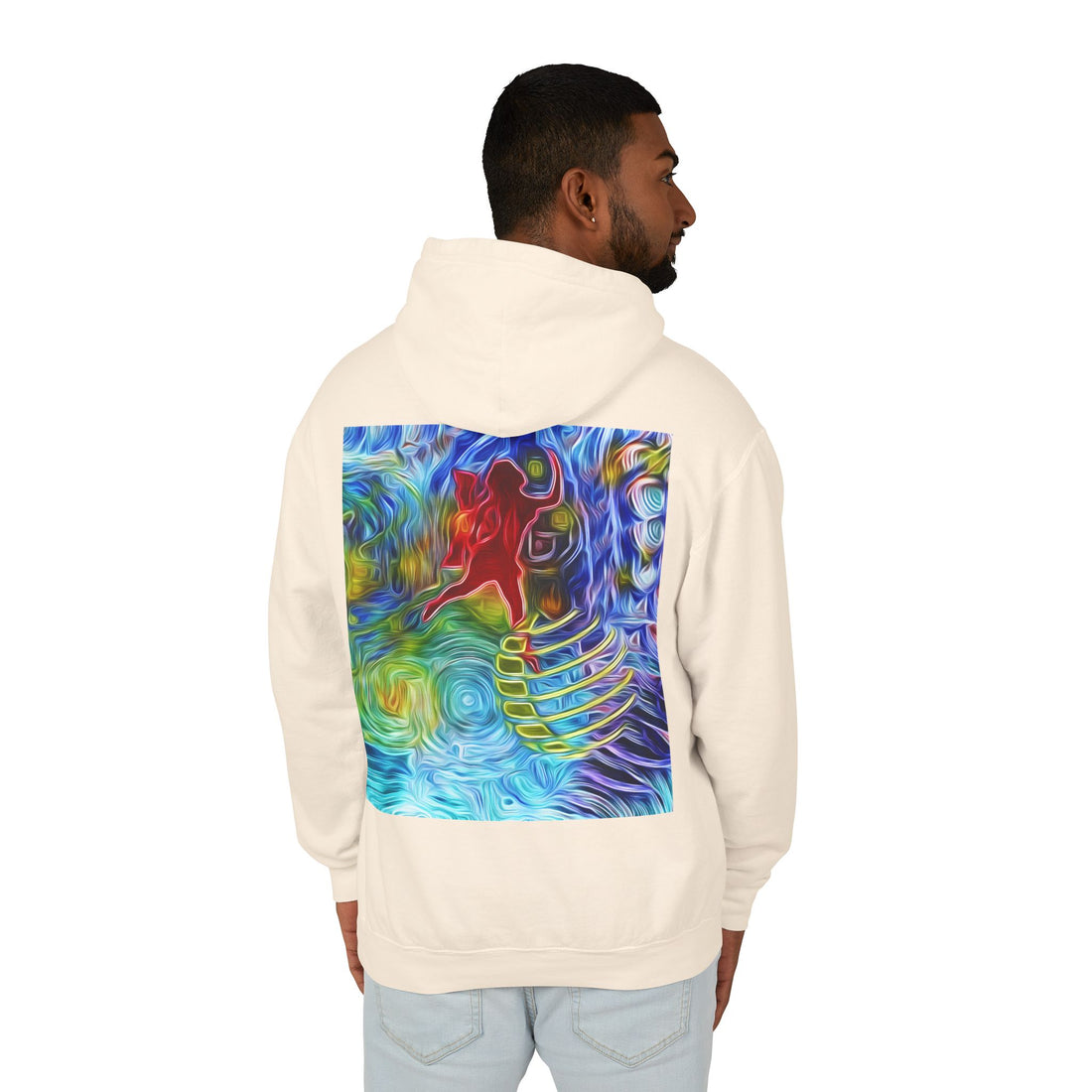 Abundance Frequency Unisex Lightweight Hooded Sweatshirt