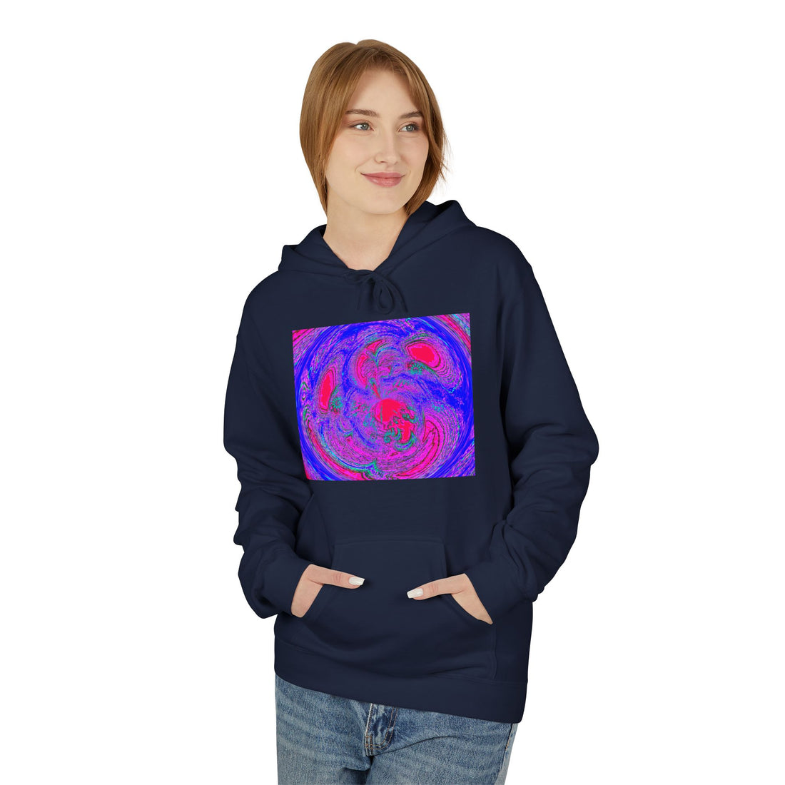 Resonating & Harmonizing with the Truth of Your Higher Self Frequency Unisex Midweight Softstyle Fleece Hoodie