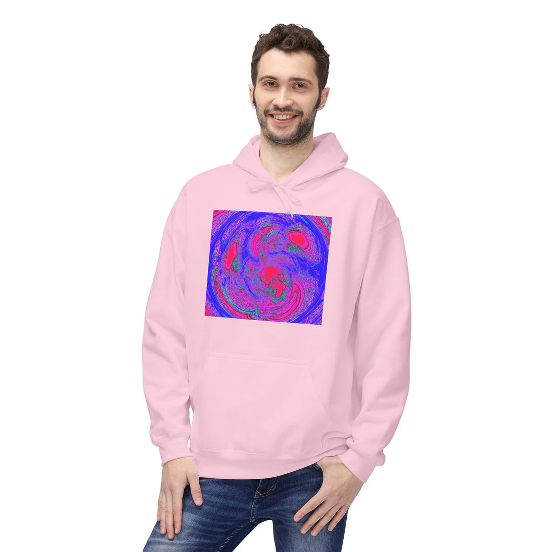 Resonating & Harmonizing with the Truth of Your Higher Self Frequency Unisex Midweight Softstyle Fleece Hoodie