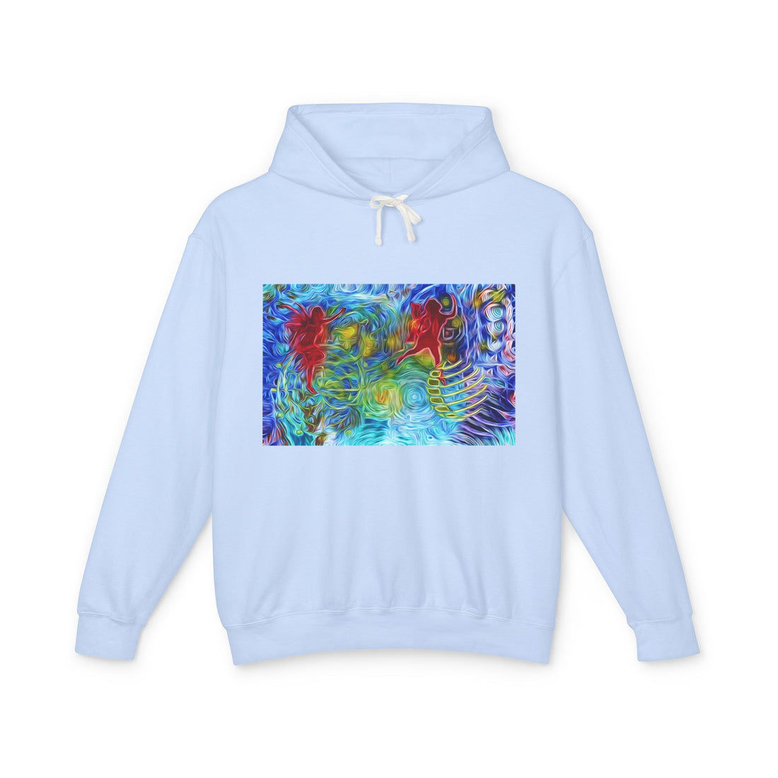 Abundance Frequency Unisex Lightweight Hooded Sweatshirt