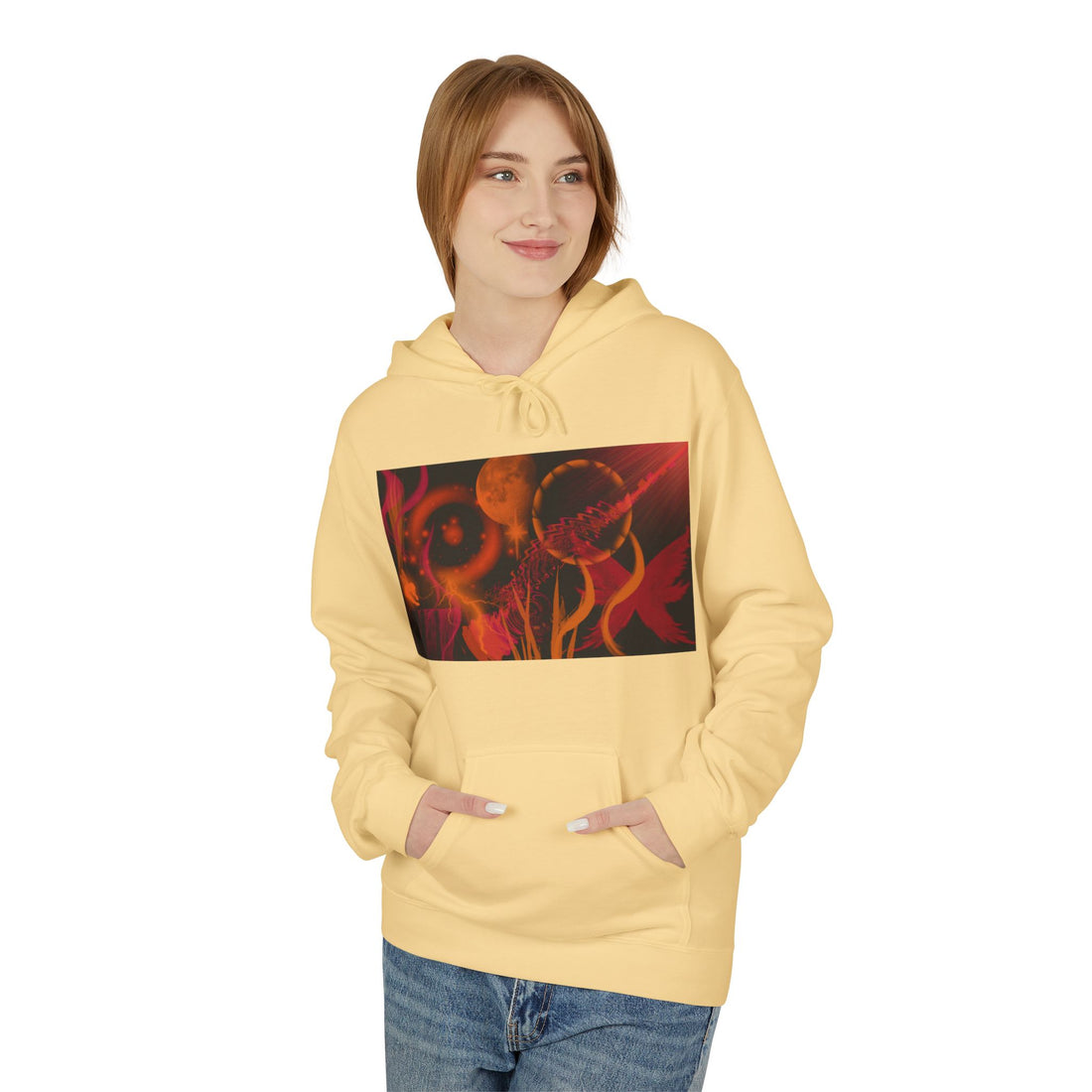 Joy Frequency Unisex Midweight Softstyle Fleece Hoodie