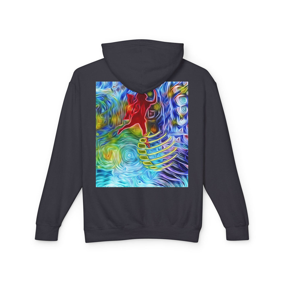 Abundance Frequency Unisex Lightweight Hooded Sweatshirt