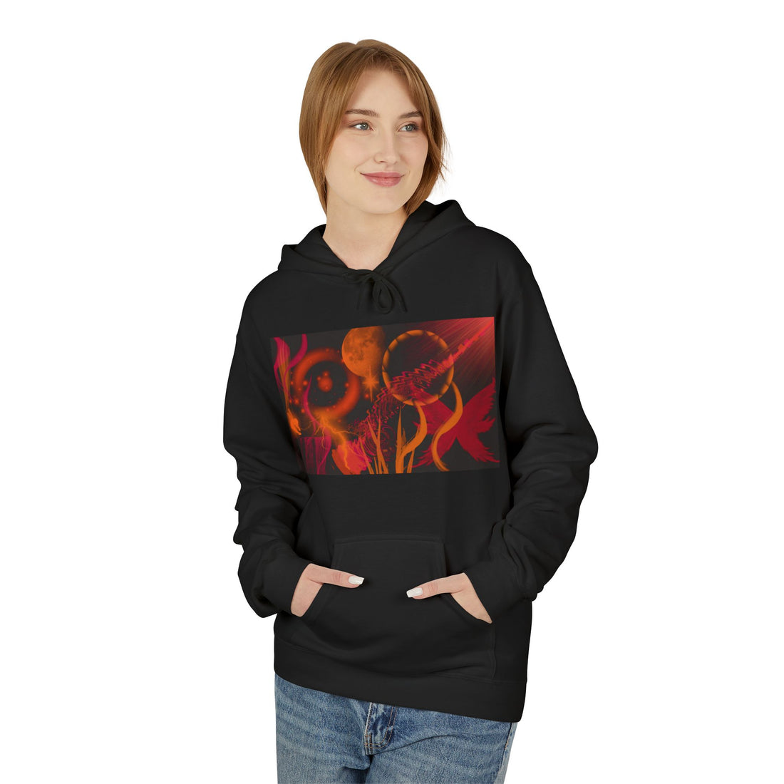 Joy Frequency Unisex Midweight Softstyle Fleece Hoodie