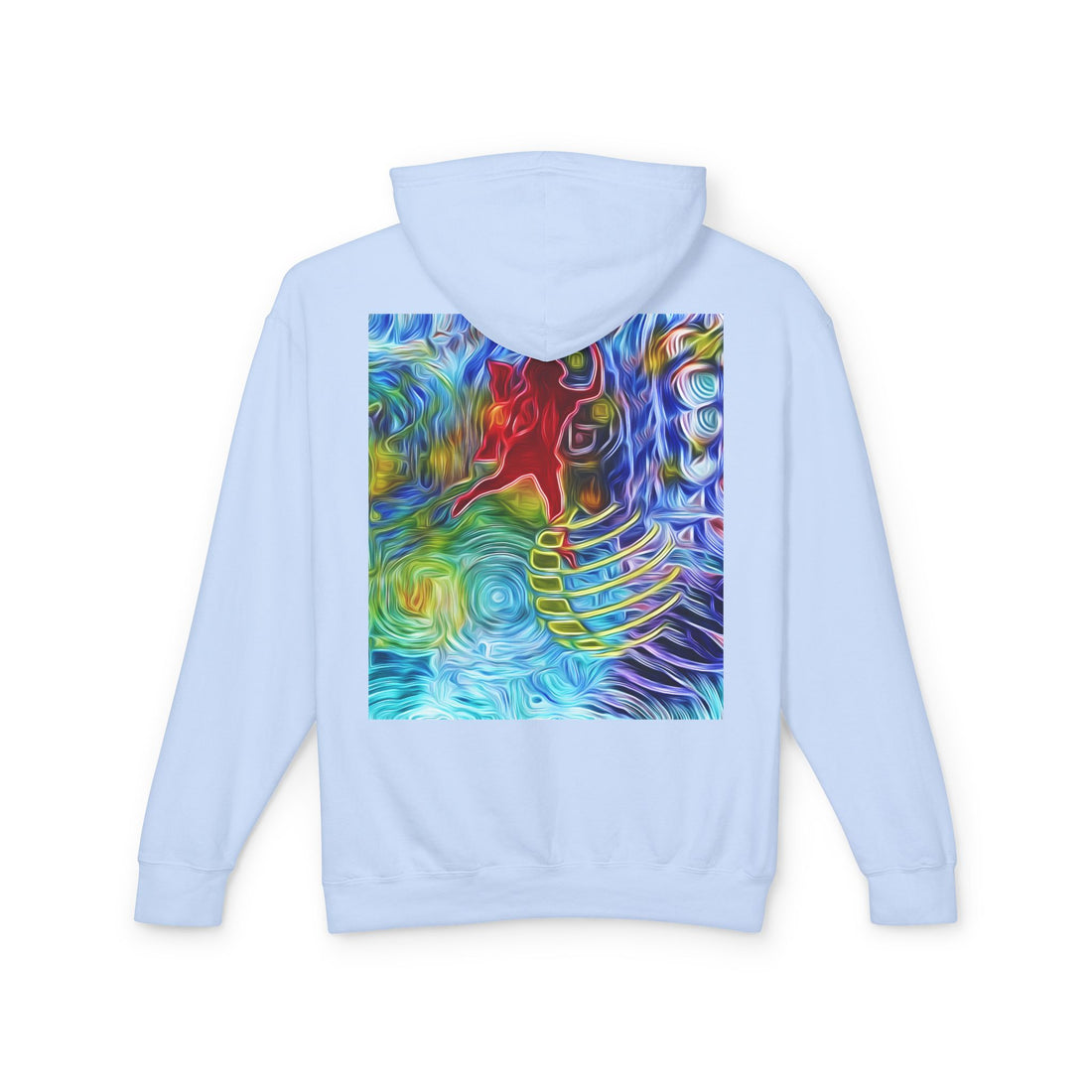 Abundance Frequency Unisex Lightweight Hooded Sweatshirt