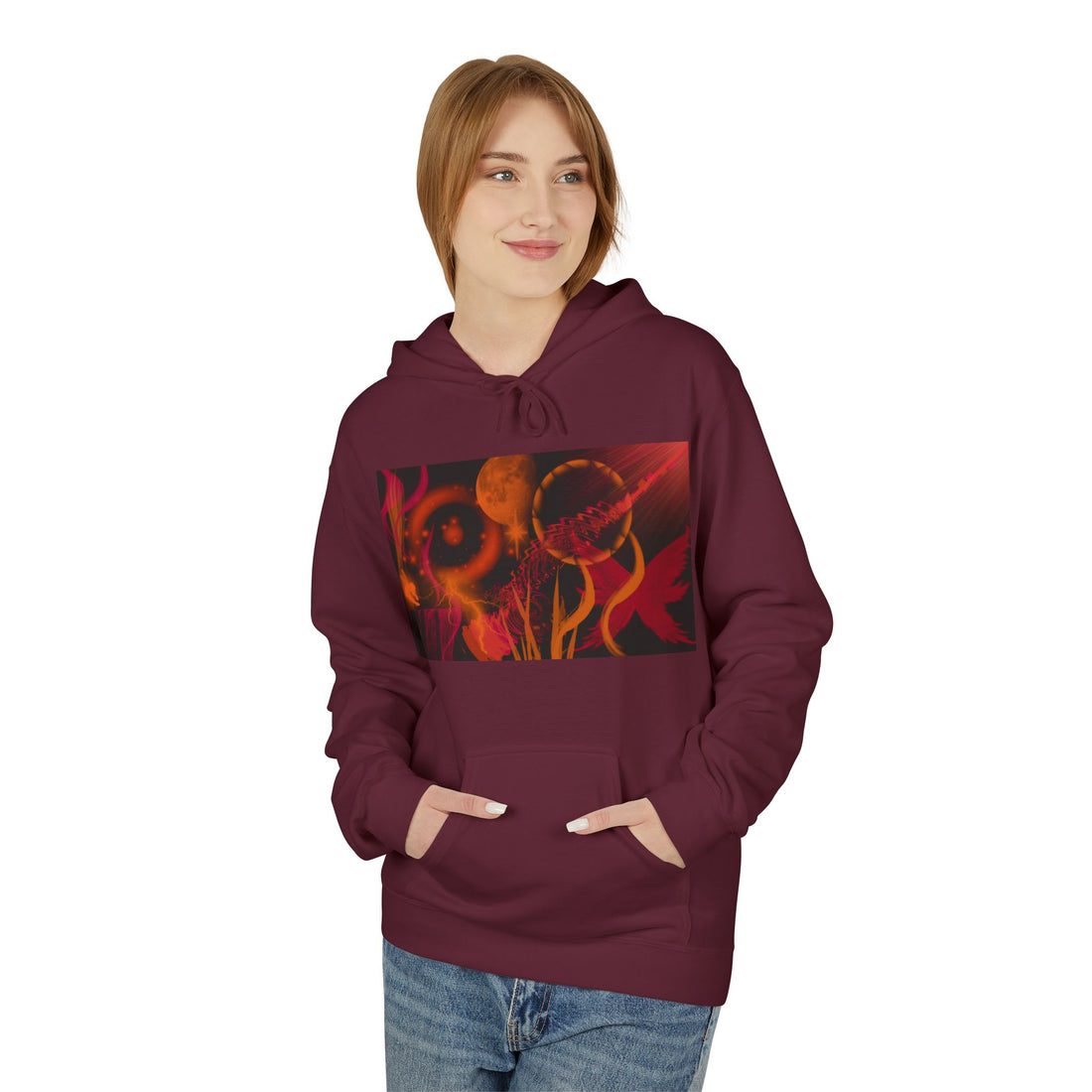 Joy Frequency Unisex Midweight Softstyle Fleece Hoodie