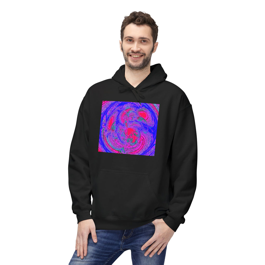 Resonating & Harmonizing with the Truth of Your Higher Self Frequency Unisex Midweight Softstyle Fleece Hoodie