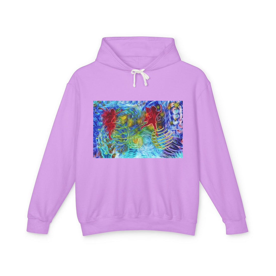 Abundance Frequency Unisex Lightweight Hooded Sweatshirt