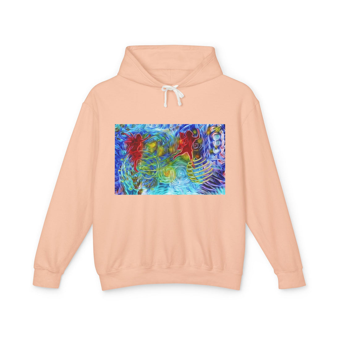 Abundance Frequency Unisex Lightweight Hooded Sweatshirt