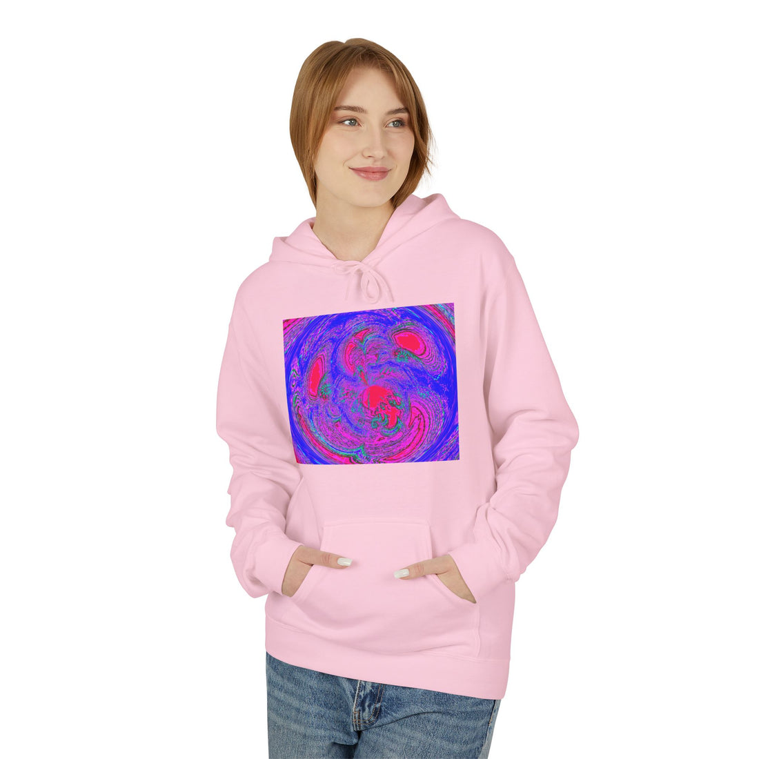 Resonating & Harmonizing with the Truth of Your Higher Self Frequency Unisex Midweight Softstyle Fleece Hoodie