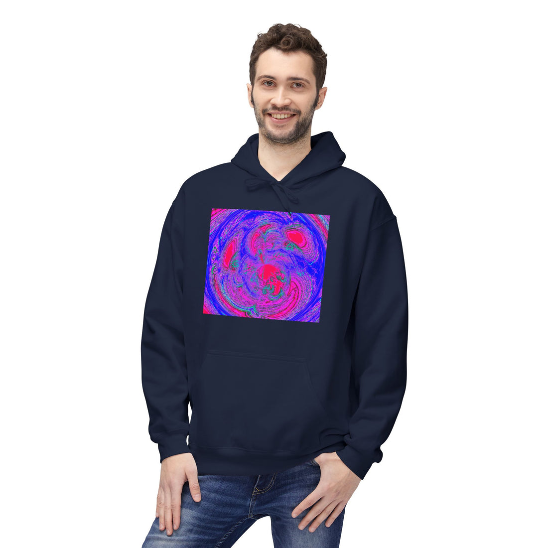 Resonating & Harmonizing with the Truth of Your Higher Self Frequency Unisex Midweight Softstyle Fleece Hoodie