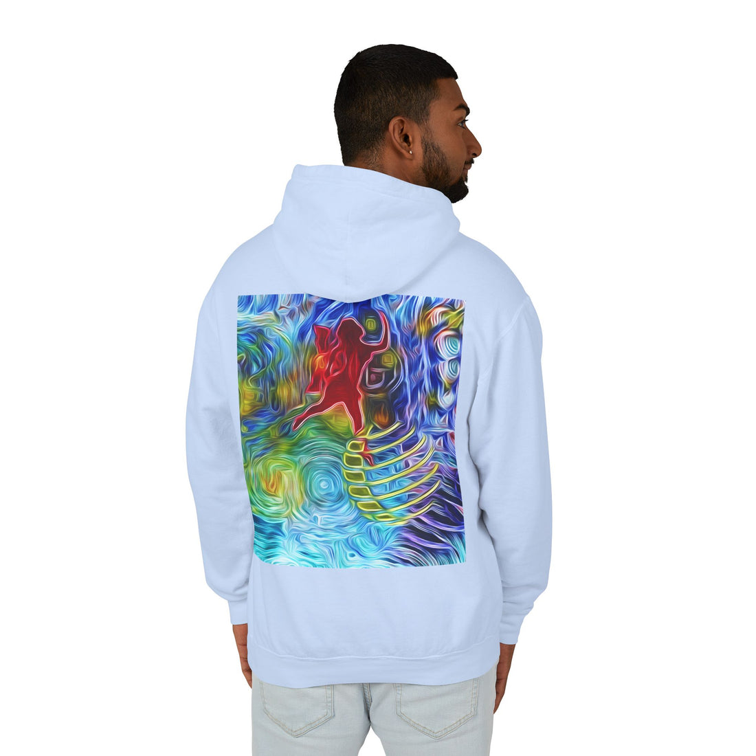 Abundance Frequency Unisex Lightweight Hooded Sweatshirt