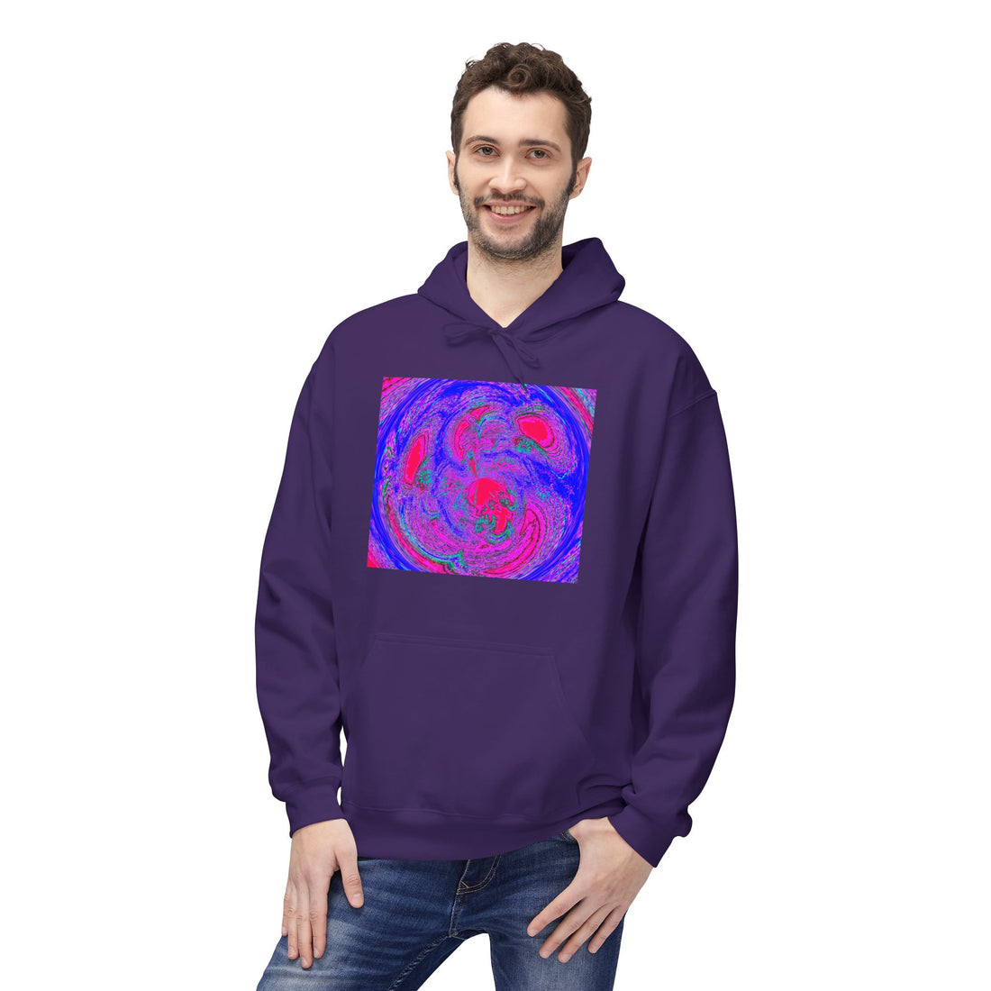Resonating & Harmonizing with the Truth of Your Higher Self Frequency Unisex Midweight Softstyle Fleece Hoodie