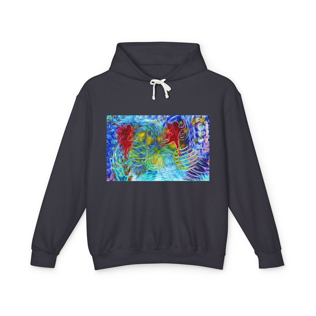 Abundance Frequency Unisex Lightweight Hooded Sweatshirt
