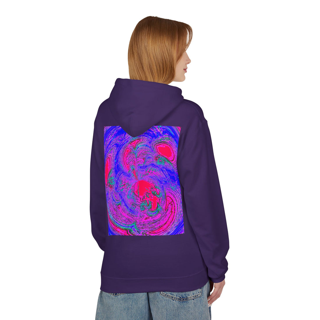 Resonating & Harmonizing with the Truth of Your Higher Self Frequency Unisex Midweight Softstyle Fleece Hoodie