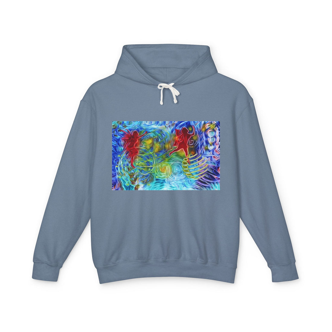 Abundance Frequency Unisex Lightweight Hooded Sweatshirt