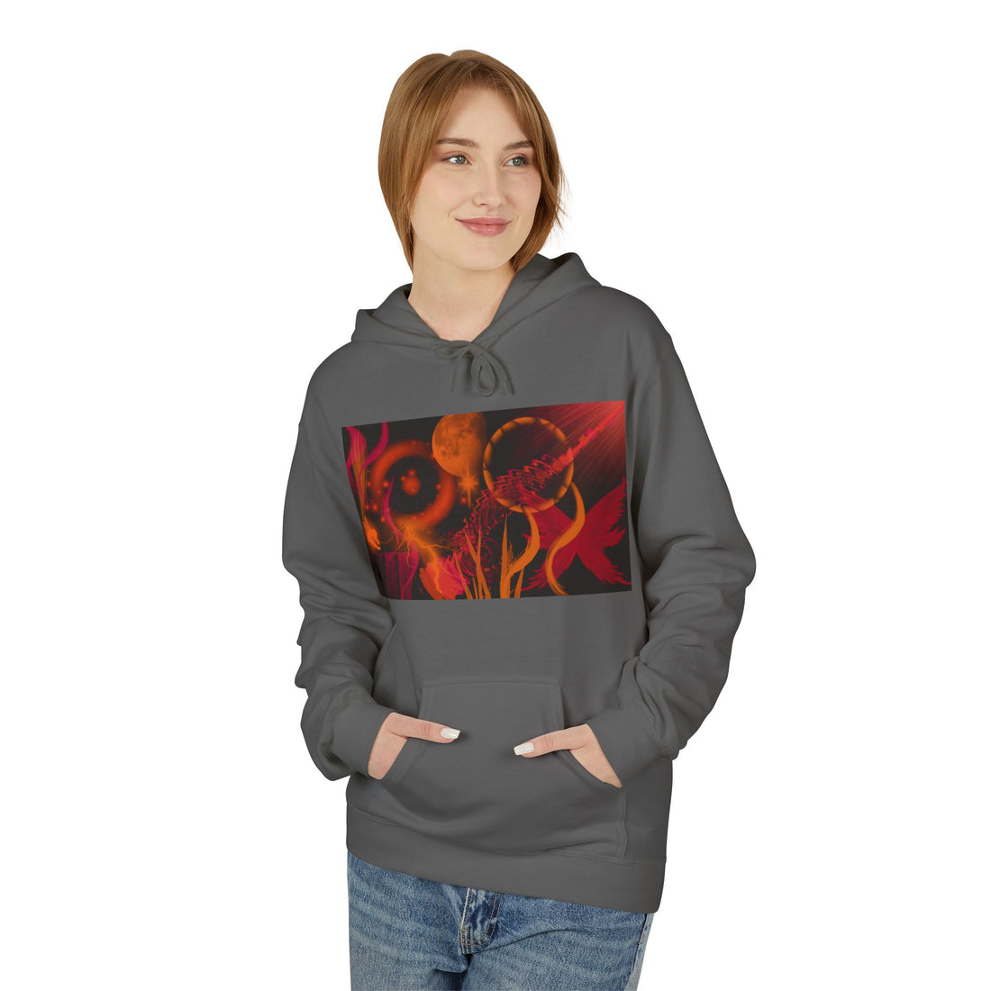 Joy Frequency Unisex Midweight Softstyle Fleece Hoodie