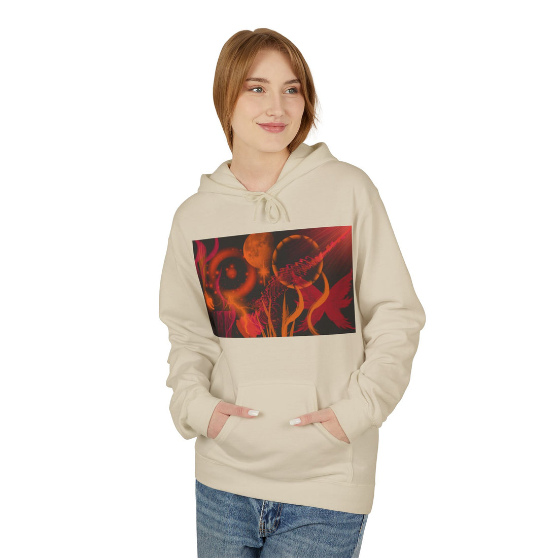 Joy Frequency Unisex Midweight Softstyle Fleece Hoodie