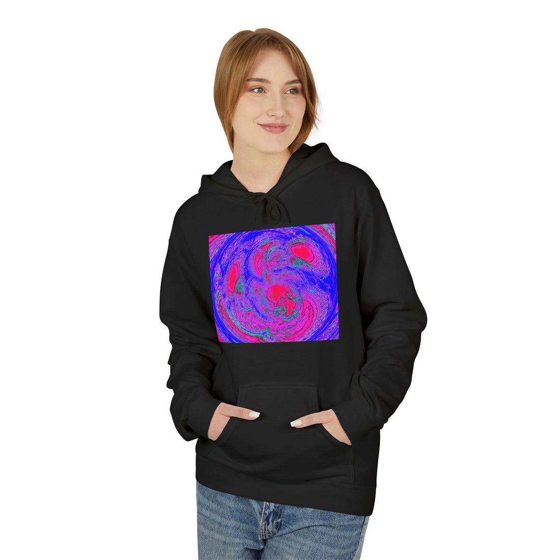 Resonating & Harmonizing with the Truth of Your Higher Self Frequency Unisex Midweight Softstyle Fleece Hoodie