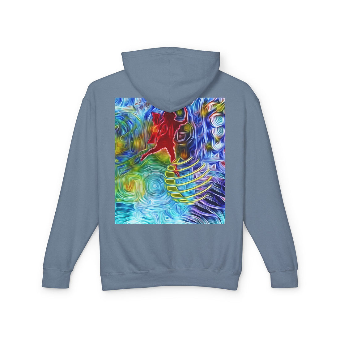 Abundance Frequency Unisex Lightweight Hooded Sweatshirt