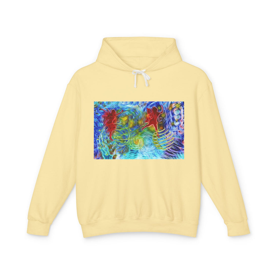 Abundance Frequency Unisex Lightweight Hooded Sweatshirt