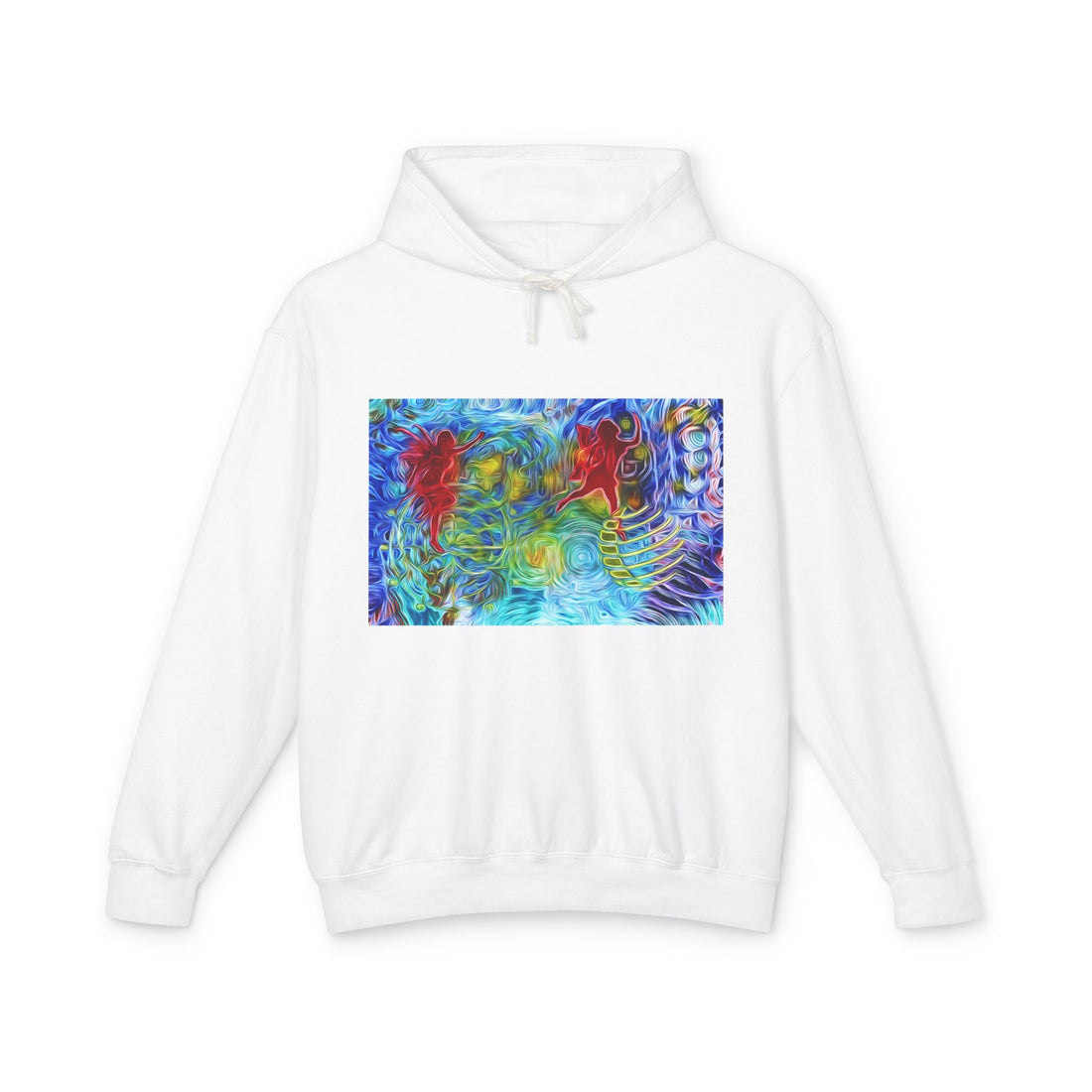 Abundance Frequency Unisex Lightweight Hooded Sweatshirt