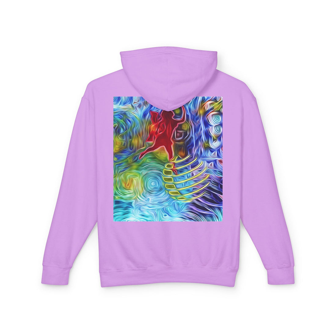 Abundance Frequency Unisex Lightweight Hooded Sweatshirt