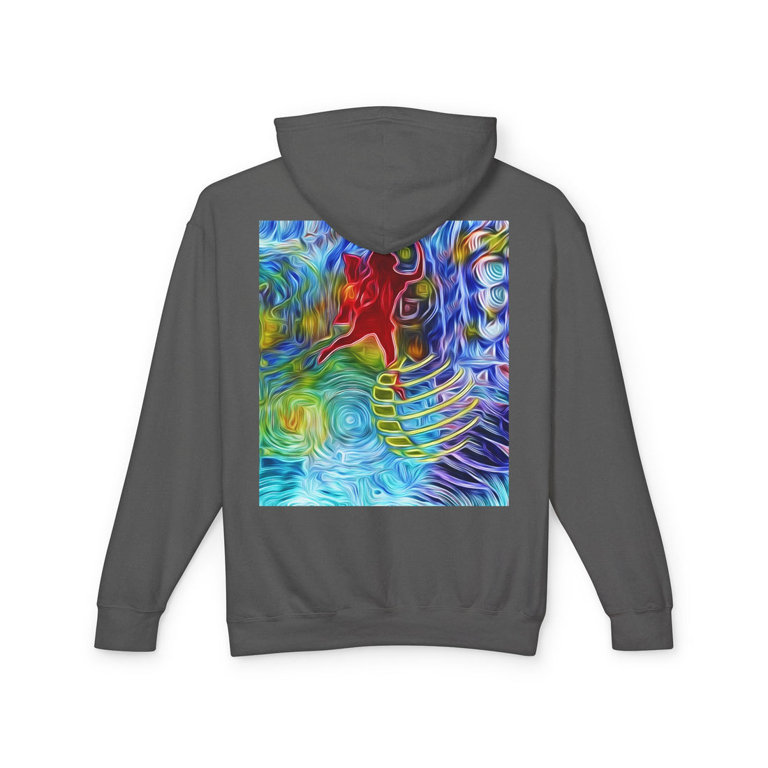Abundance Frequency Unisex Lightweight Hooded Sweatshirt