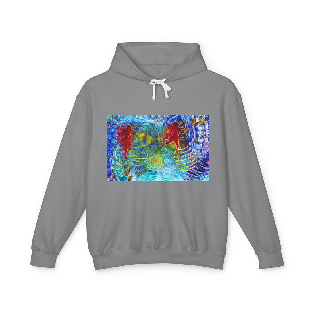 Abundance Frequency Unisex Lightweight Hooded Sweatshirt
