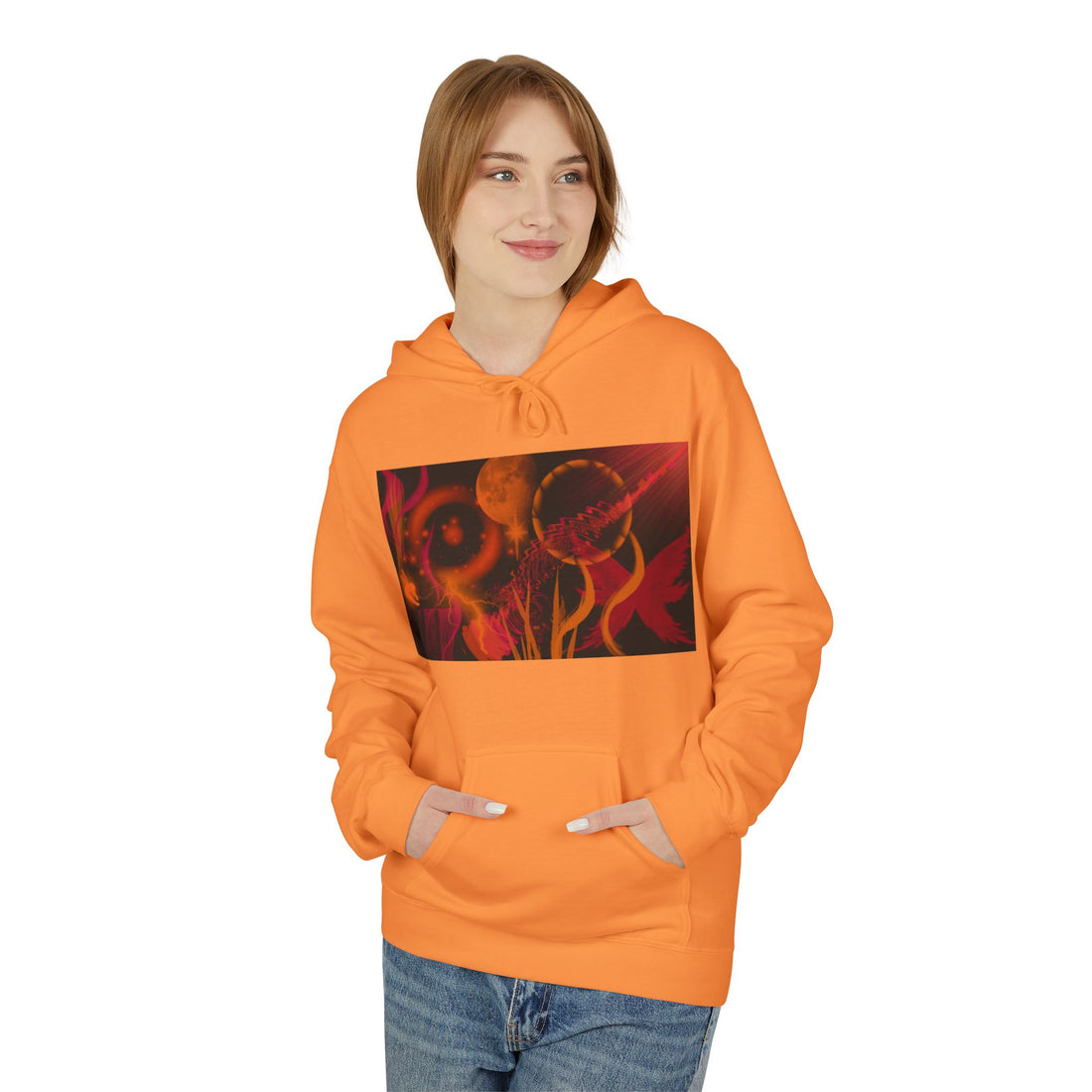 Joy Frequency Unisex Midweight Softstyle Fleece Hoodie