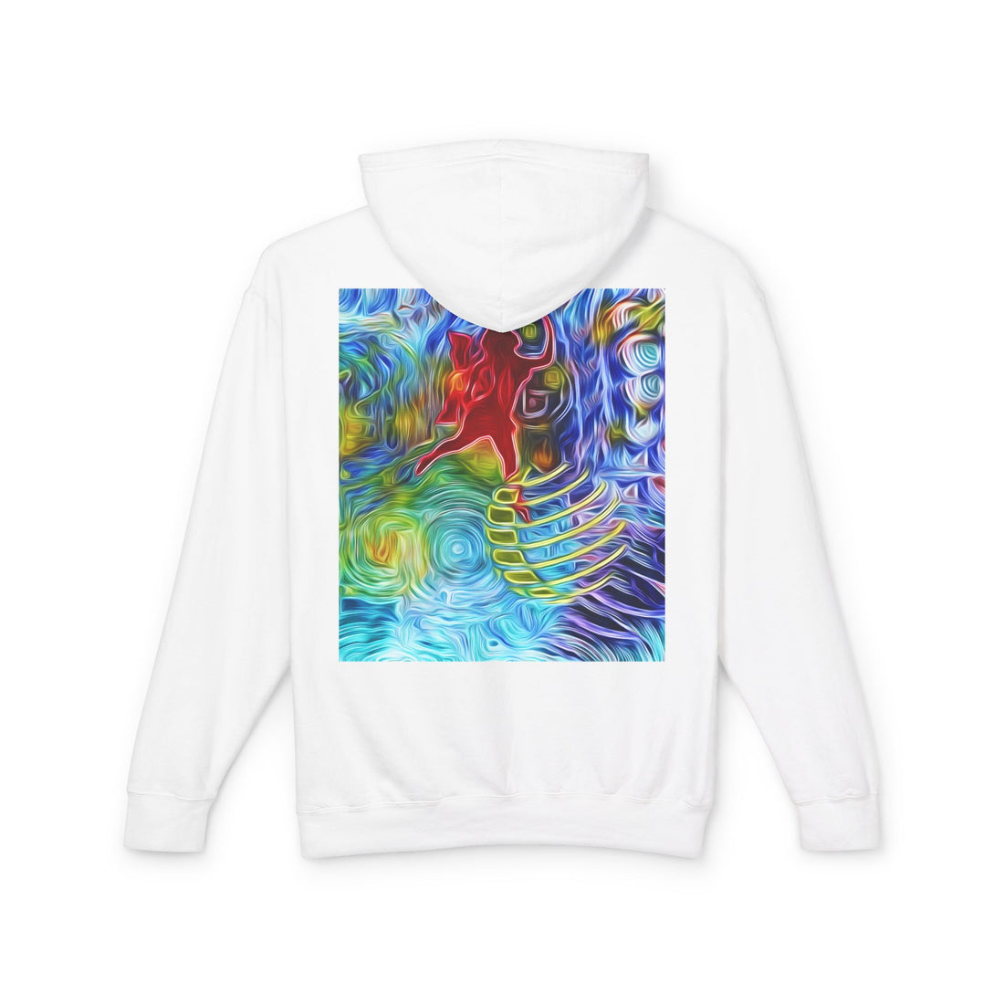 Abundance Frequency Unisex Lightweight Hooded Sweatshirt