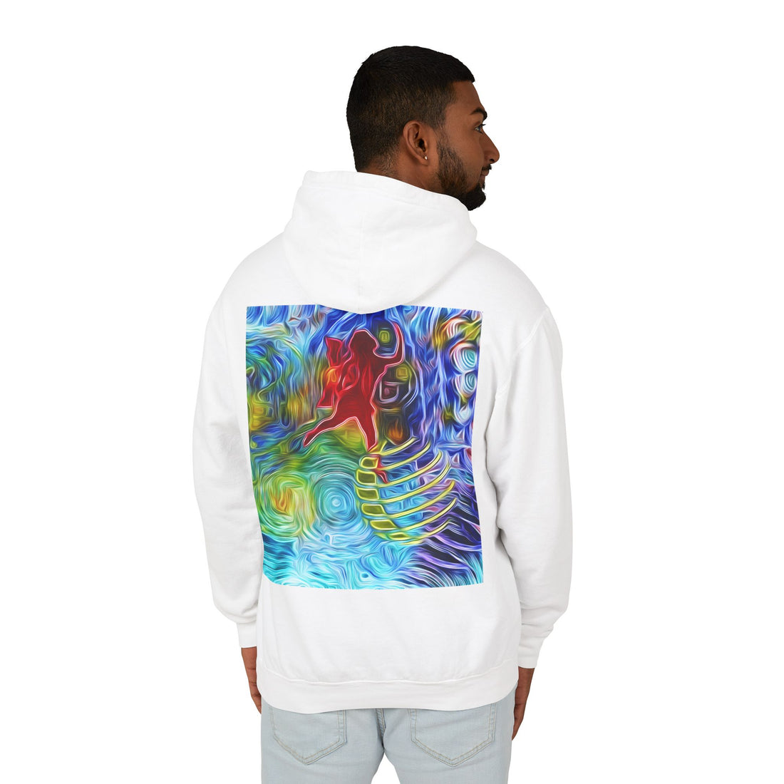 Abundance Frequency Unisex Lightweight Hooded Sweatshirt