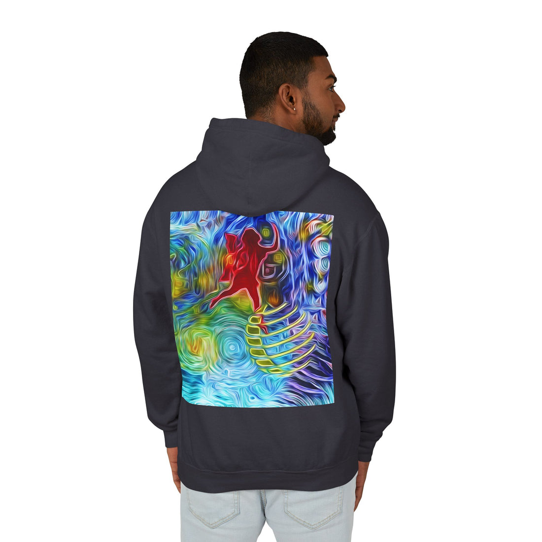Abundance Frequency Unisex Lightweight Hooded Sweatshirt