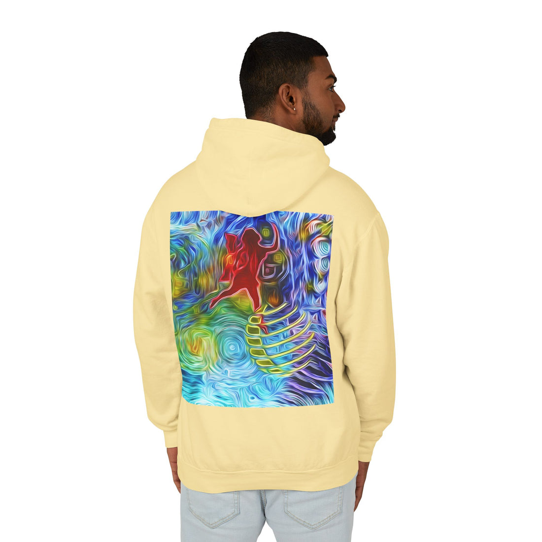 Abundance Frequency Unisex Lightweight Hooded Sweatshirt