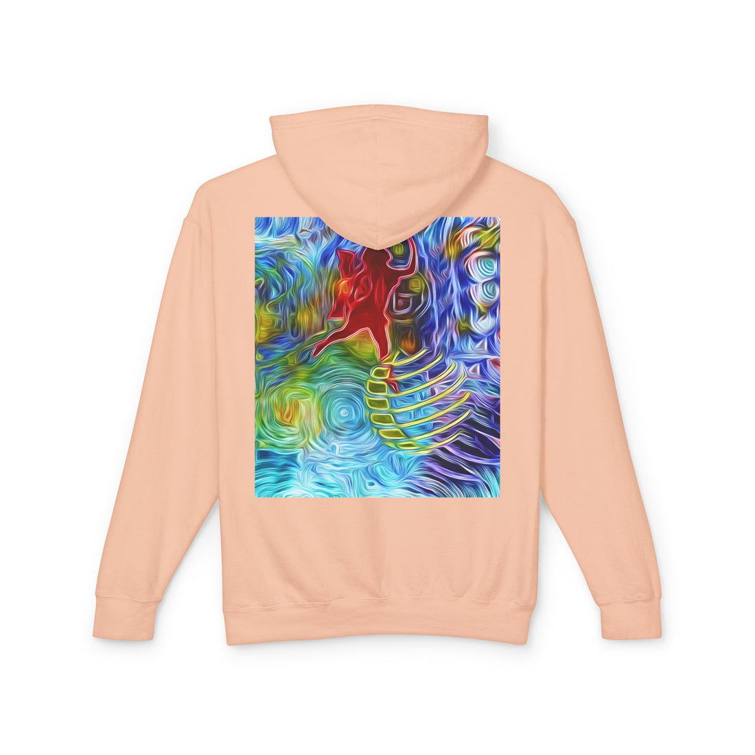 Abundance Frequency Unisex Lightweight Hooded Sweatshirt