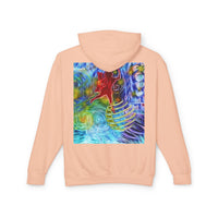 Abundance Frequency Unisex Lightweight Hooded Sweatshirt