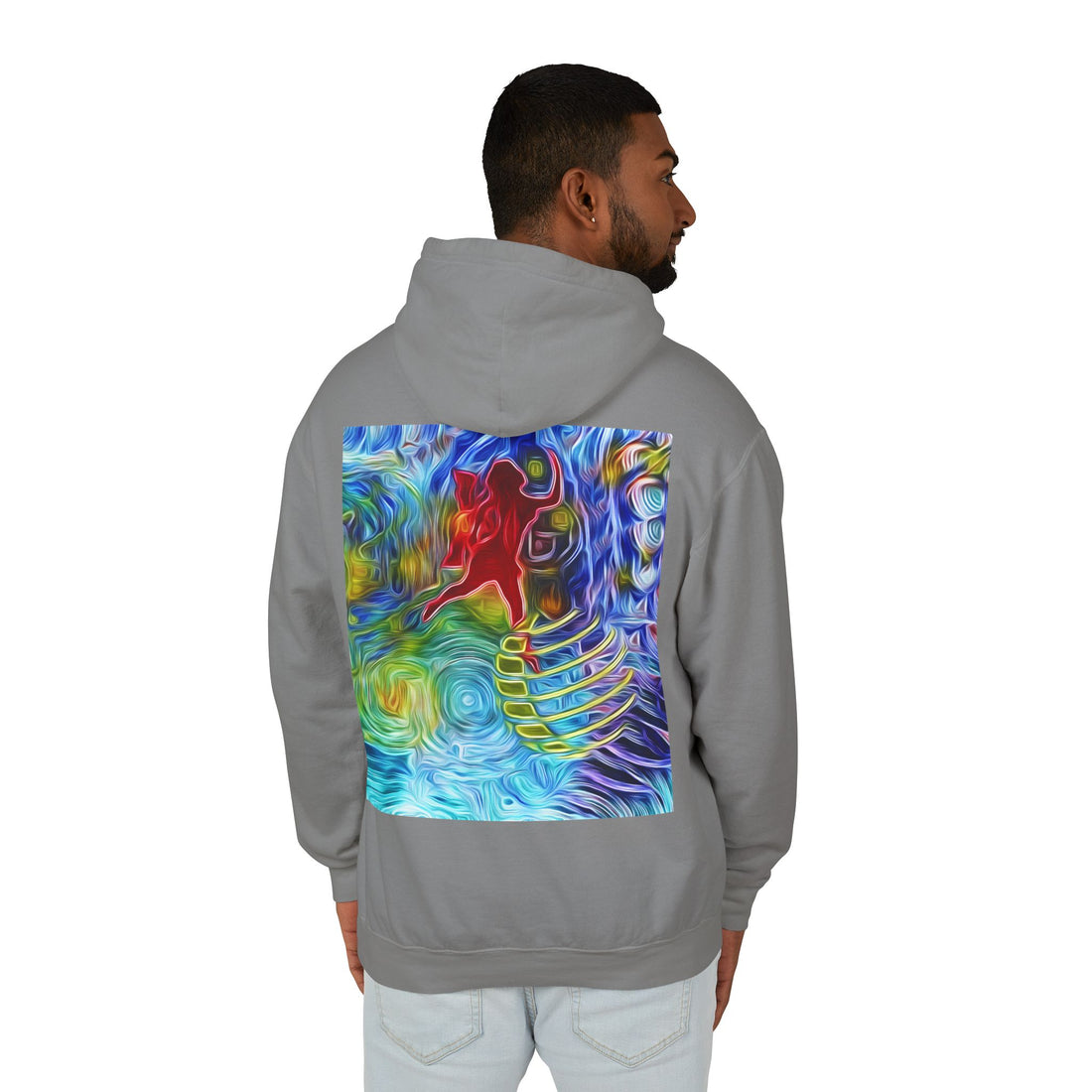 Abundance Frequency Unisex Lightweight Hooded Sweatshirt