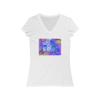 Anti Mind Control Women's Jersey Short Sleeve V-Neck Tee