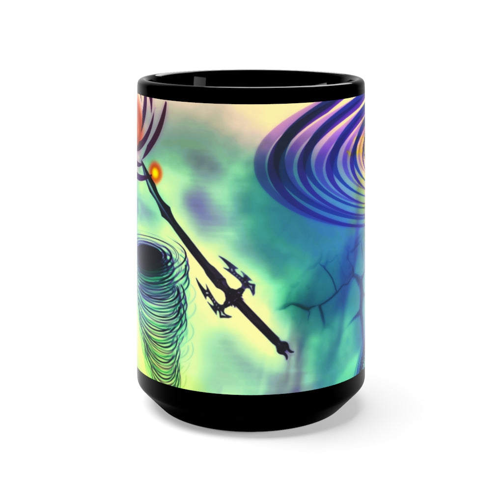 Anti Mind Control Black Mug 15oz