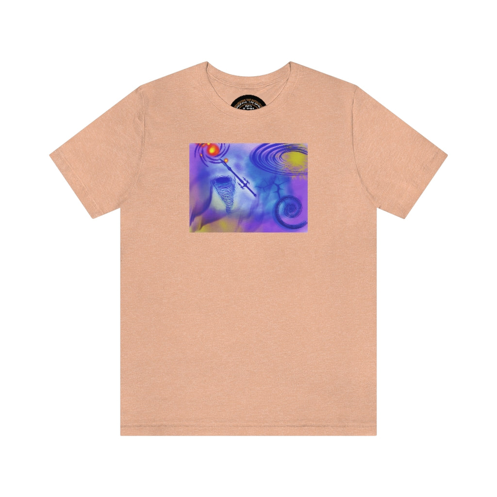 Anti Mind Control Purple Unisex Jersey Short Sleeve Tee