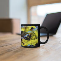 Connect with Angels 11oz Black Mug