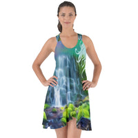Channeling Show Some Back Chiffon Dress