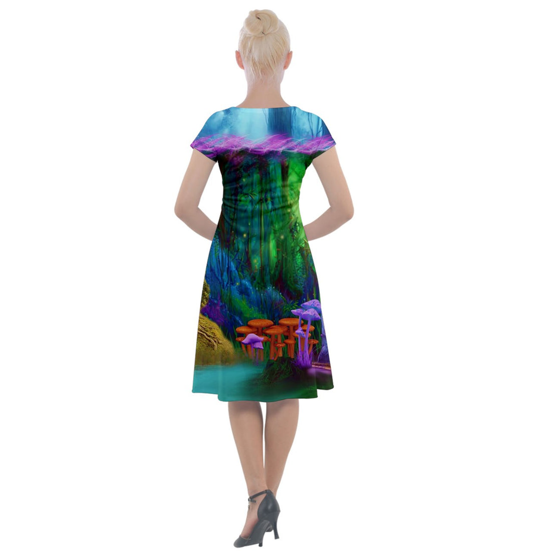 Feminine Energy Balance Classic Short Sleeve Dress