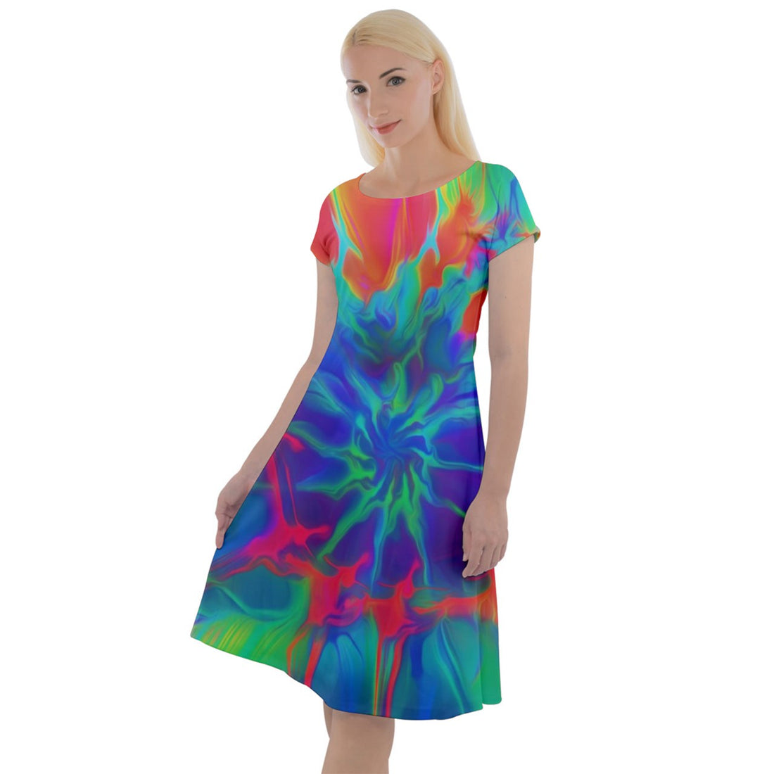 Neurotransmitters Activation Classic Short Sleeve Dress