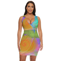 Heal Panic Attacks Draped Bodycon Dress