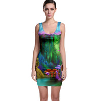 Feminine Energy Balance Bodycon Dress