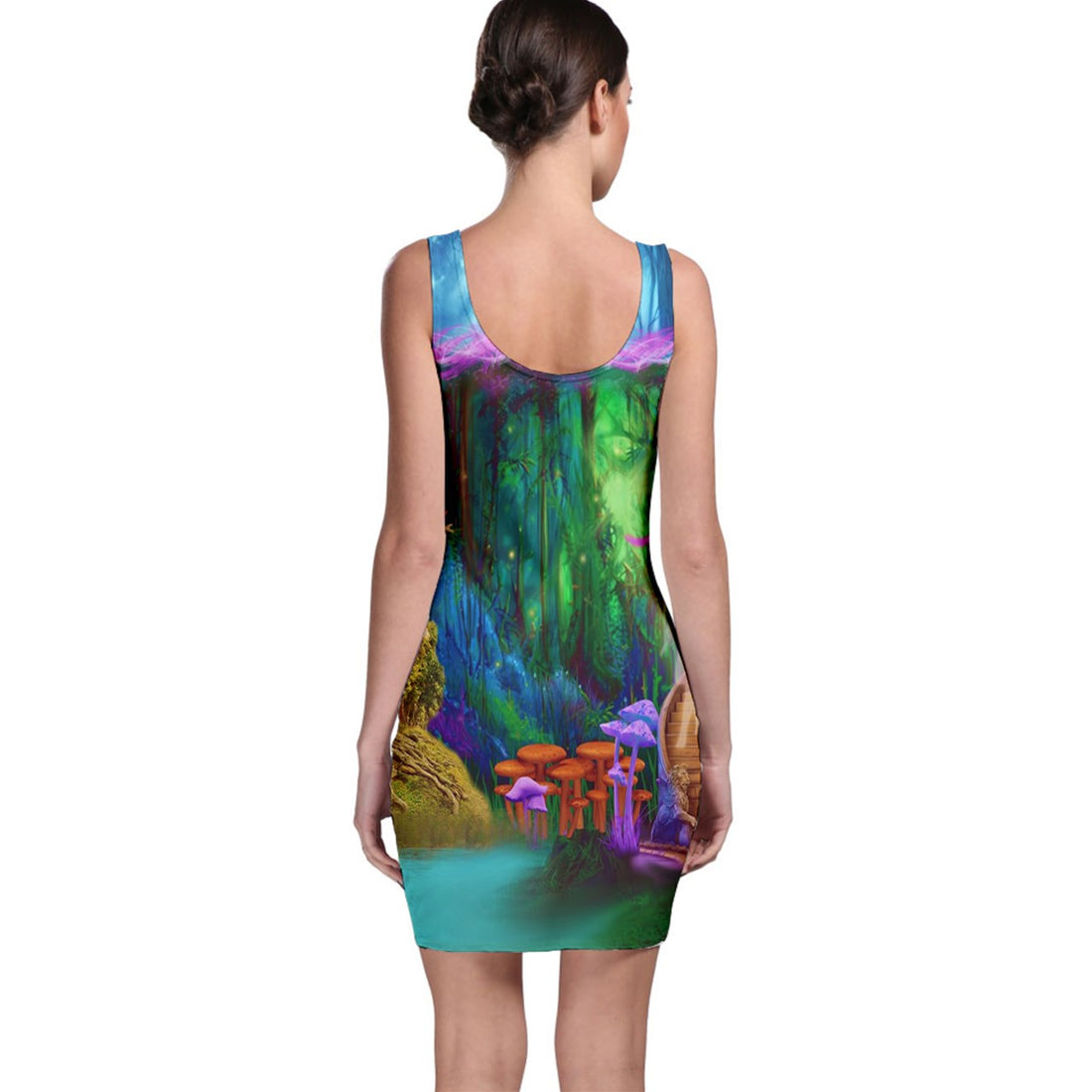 Feminine Energy Balance Bodycon Dress